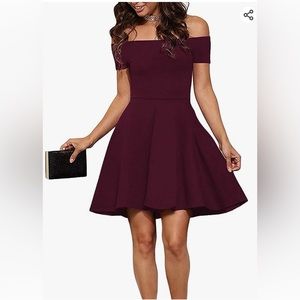 Off the shoulder homecoming dress